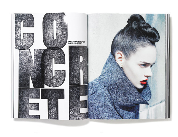 Plastique_Issue2_Spread #letters #print #spread #layout #magazine #typography