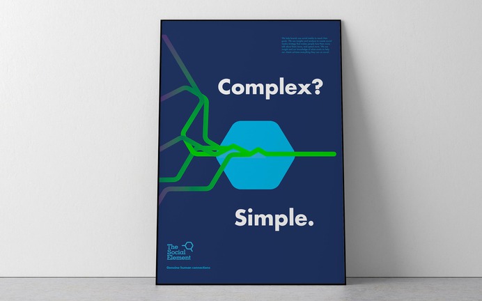 The Social Element poster illustration graphics