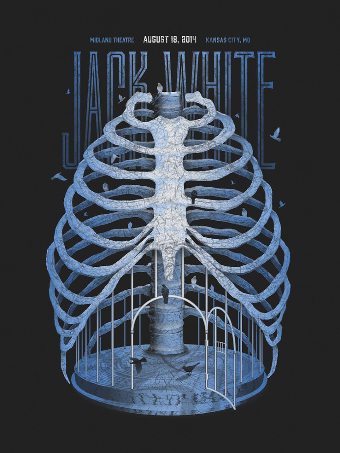 Jack White poster by DKNG