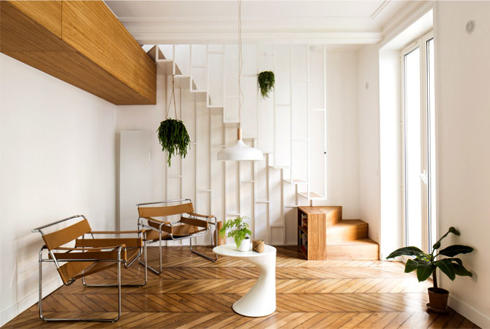 Modern Parisian Chic Apartment - InteriorZine