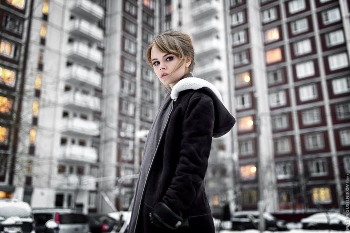 Beauty Female Potrait Photography by Maxim Guselnikov #female photography #portrait photography