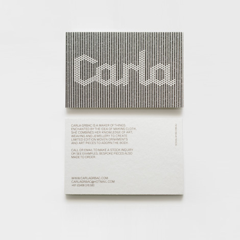 Carla Grbac business card #card #business