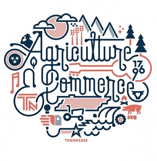 Matt Lehman Studio #tennessee #illustration #poster #typography