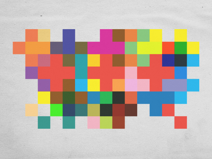staymighty: channeling my inner rudolph de harak #color #pattern #geometric