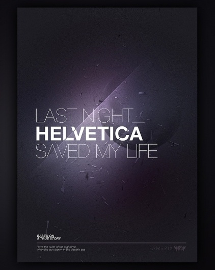Tobias van Schneider - Portfolio 2011 #artwork #helvetica #design #graphic
