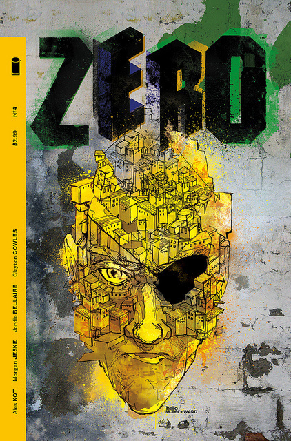 ZERO #4 Cover B, Christian Ward by helloMullernVariant cover design, graphics & colours for ZERO #4. Artwork by Christian Ward