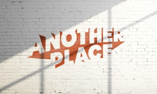 I like how the logo is just a group of shapes that when put together the negative space forms together to look like the words "Another Place