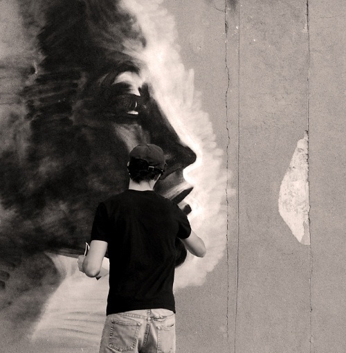 street art // Tetis | FlickrÂ : partage de photosÂ ! #montreal #tetis #paint #art #street #spray