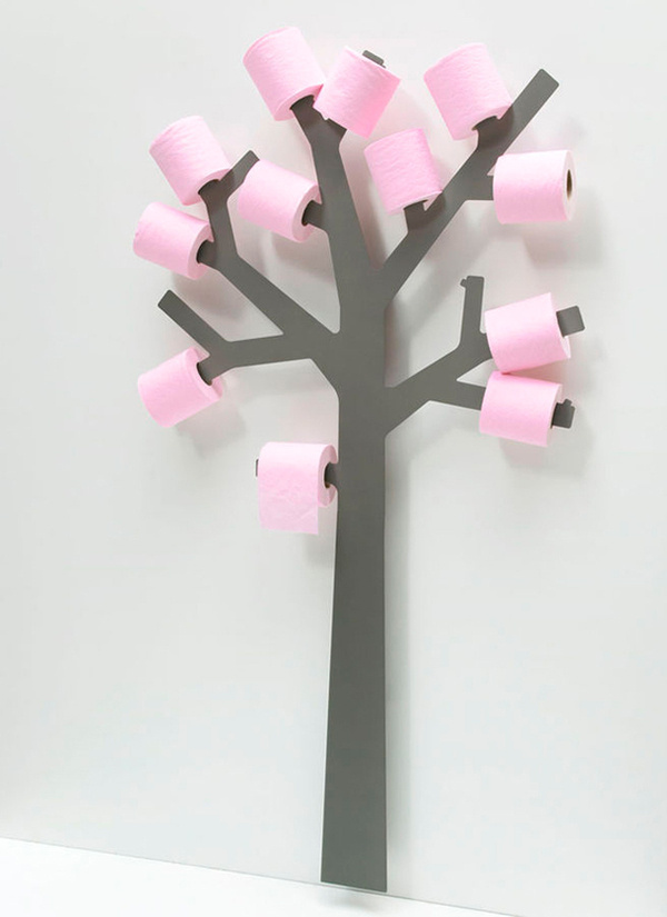 Toilet Paper Tree #interior #design