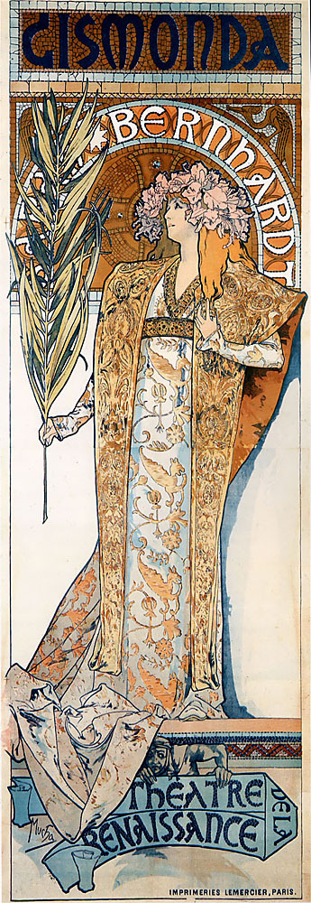 Alphonse Maria Mucha #mucha #nouveau #art #poster #gismonda