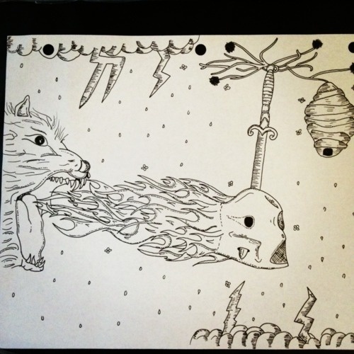 Beehive #ink #white #black #pen #sketch