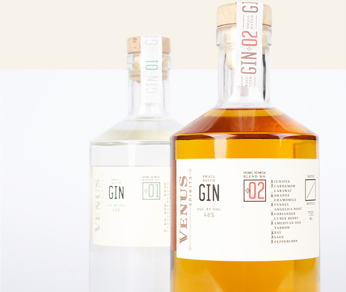 gin, bottle, simplicity, minimal, package, packaging