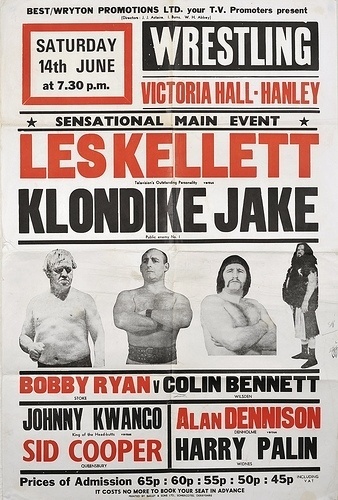 wrestling poster, hanley | Flickr - Photo Sharing! #graphicdesign #poster #typography