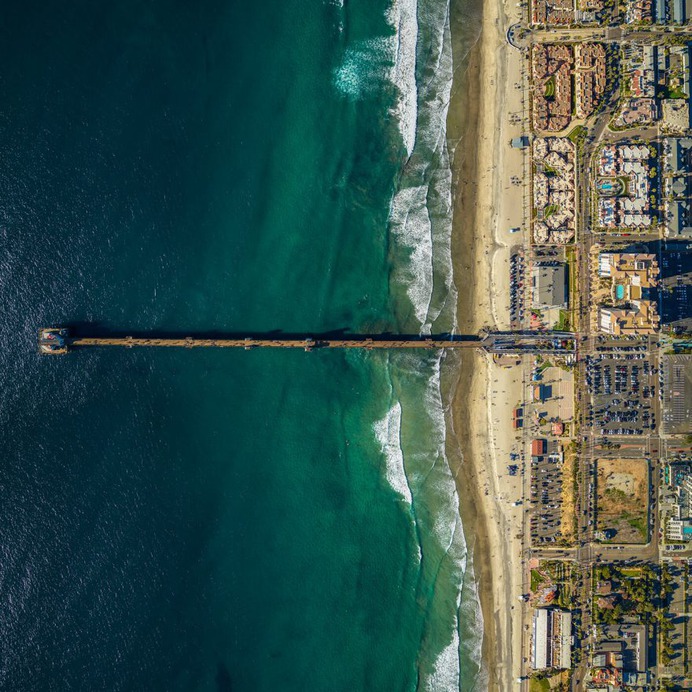 Piers of Southern California: Aerial Photography by Mitchell Rouse