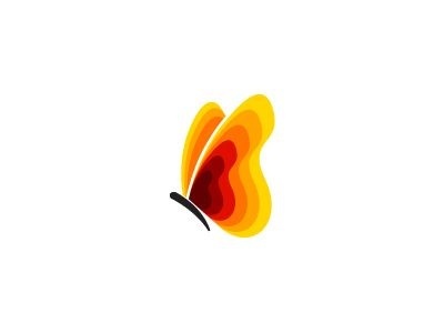 #butterfly #transparency #flutter #logo #vibrant #color