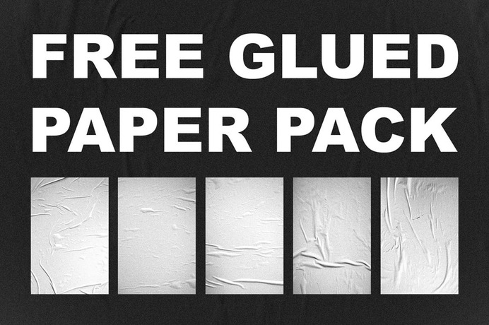 Free Glued Paper Pack - textures or photo overlay effects on dealjumbo.com - #effect #overlay #texture #photography #free