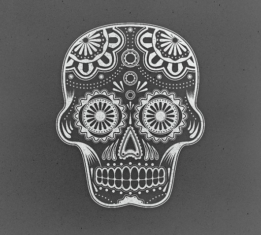 Flyer Design Goodness - A flyer and poster design blog #illustration #skull