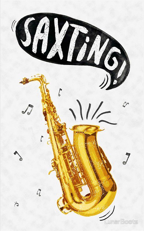 Saxting! by LunarBoots | Redbubble