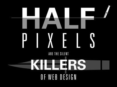 Dribbble - Half Pixels by Stephen Moorehead #white #black #poster #knife #pixels #killer