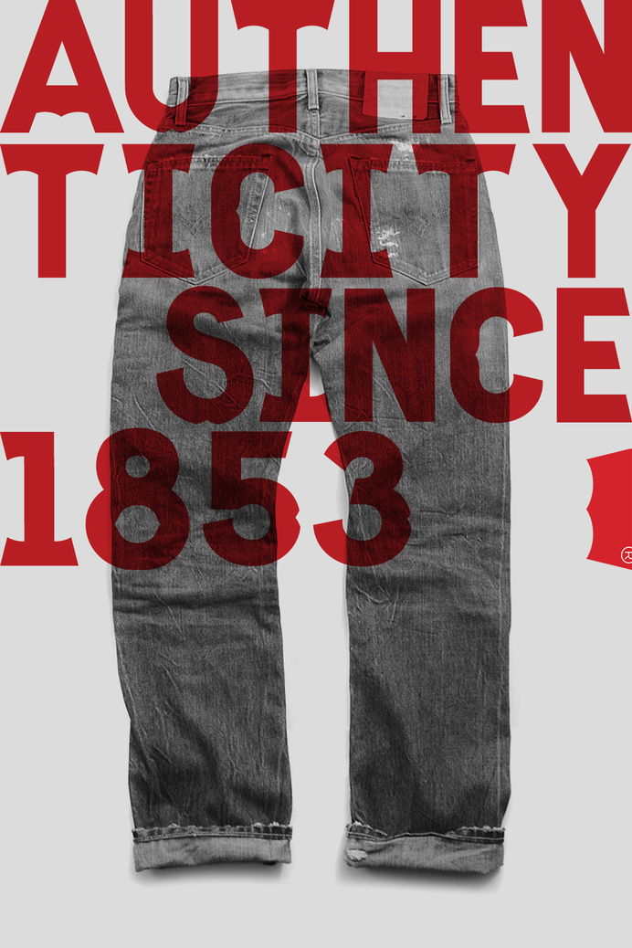 Fresh Britain/Levi's – Project L — Build #type #denim #poster #typography