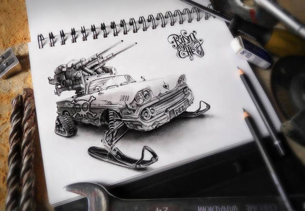 CJWHO ™ (This is the latest (2013) sketchbook drawings of...) #amazing #pez #design #sketchbook #illustration #art
