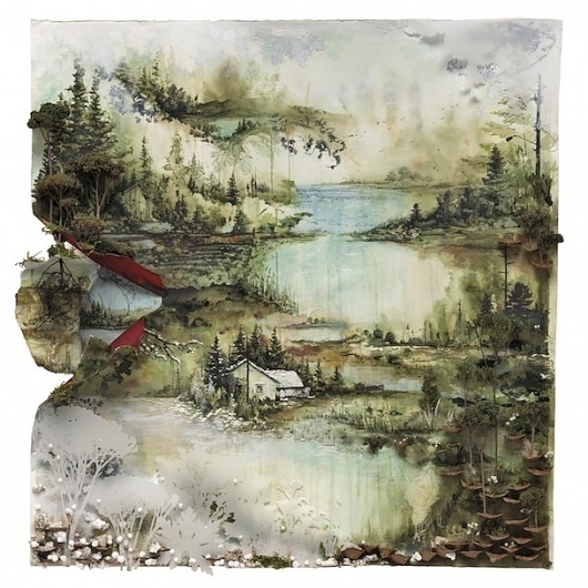 Bon Iver – "Calgary" - Stereogum #album #iver #bon #cover #nature #painting