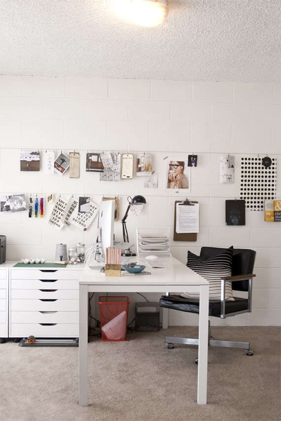 Spaces // Lindsay Stetson Thompson | Eva Black Design #homeoffice #office #space #work