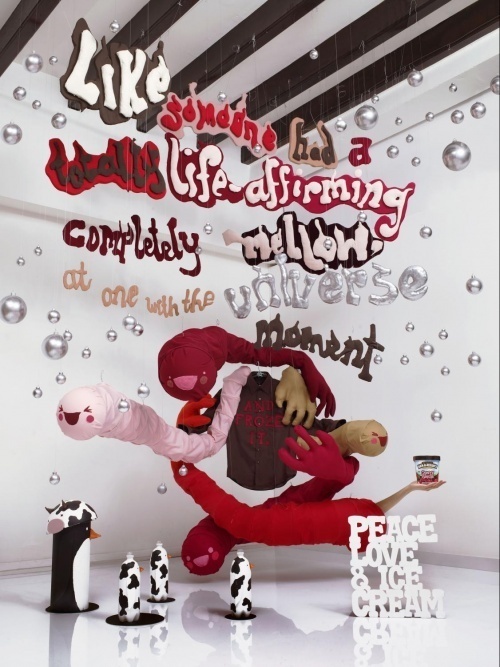 unilever ice cream 01 #advertising #typography