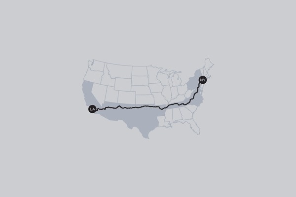 tourists map #america #los #map #road #trip #illustration #angeles #york #usa #new