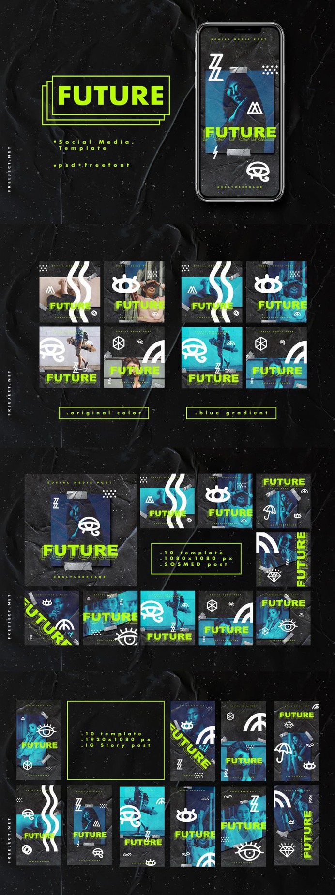 Future Social Media Template Bundle