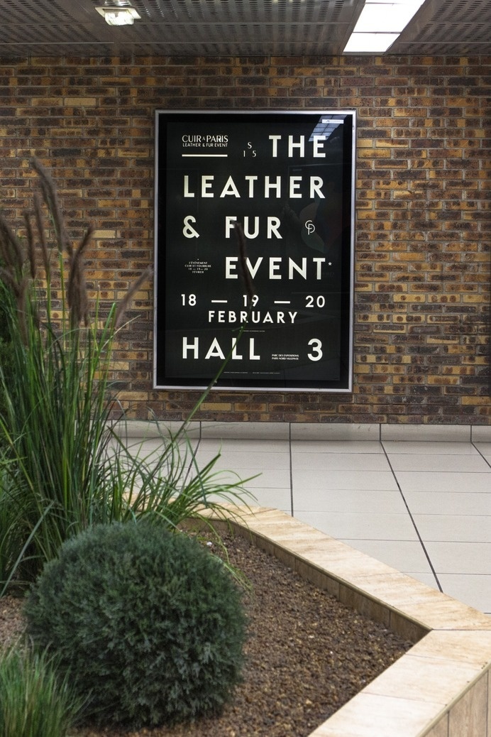 Les Graphiquants / Cuir Ã Paris #type #poster #typography