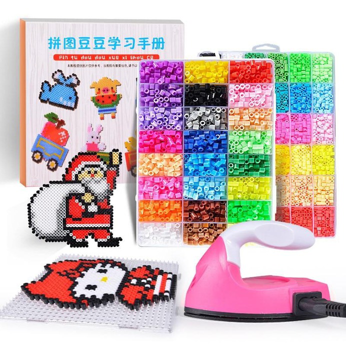 Perler Beads Kit 3D Puzzle DIY Toy Kids - Shop For Gamers