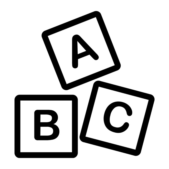 See more icon inspiration related to child, abc, block, letter, cube, alphabet, blocks, education, cubes, abc block, kid and baby and educational on Flaticon.
