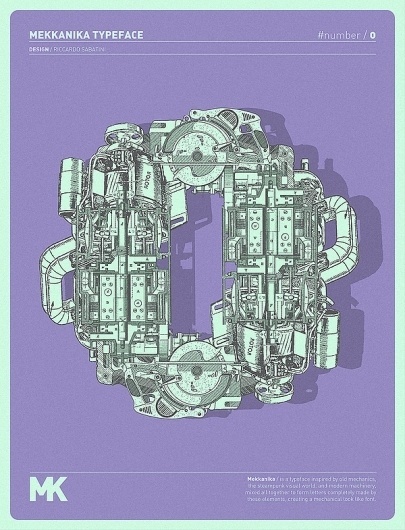 MEKKANIKA on the Behance Network #typography