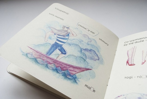 Zaczarowana Walizka #clouds #sailor #book #illustration #sea #ahoy #boat #children
