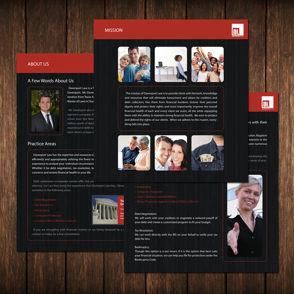 Printed Sales Sheet - Design