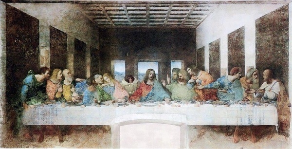 6 Great Pieces Of IKEA Monkey Art #da #monkey #leonardo #jesus #ikea #painting #vinci #supper #last #epic