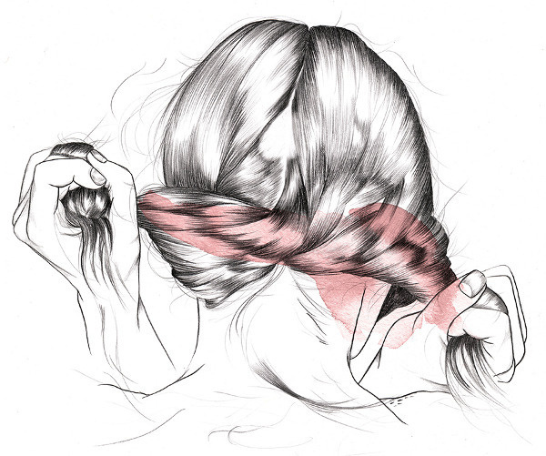 Refinery 29 inineumann #neumann #germany #hair #illustration #aquarell #ini #canyon