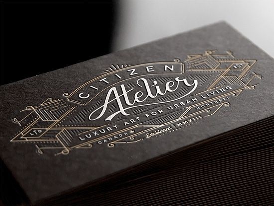 Citizen Atelier by Joe White #card #print #business