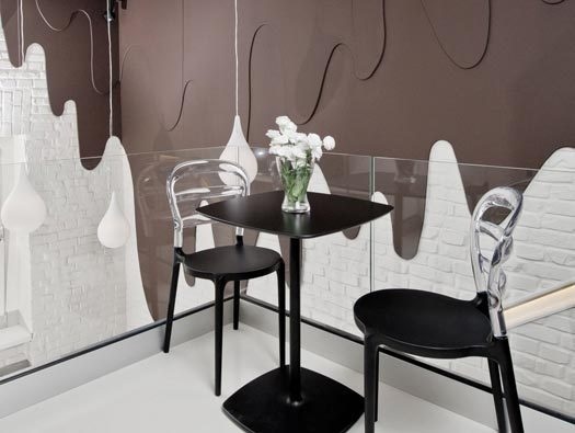 Chocolate Bar by Roma Skuza #interior #caf #design #chocolate #bar #decoration