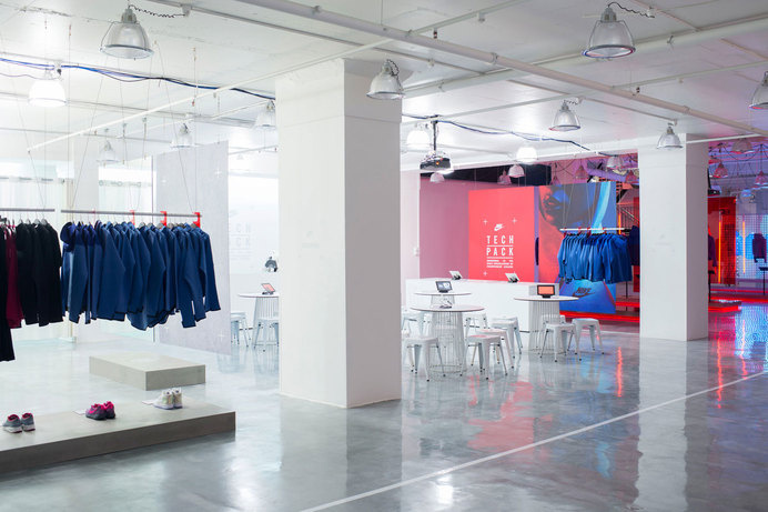 Nike Tech Pack Studio - SouthSouthWest. Branding & design, Melbourne. #environmental #color #sports