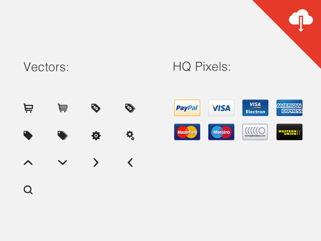 21 Free e-Commerce Icons