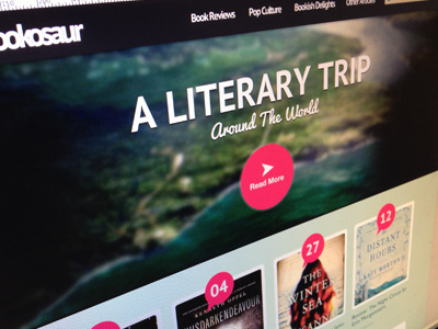 Bookosaur dribbble #web