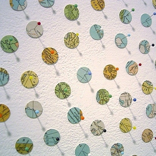Shannon Rankin - BOOOOOOOM! - CREATE * INSPIRE * COMMUNITY * ART * DESIGN * MUSIC * FILM * PHOTO * PROJECTS #walls #maps #art #pins