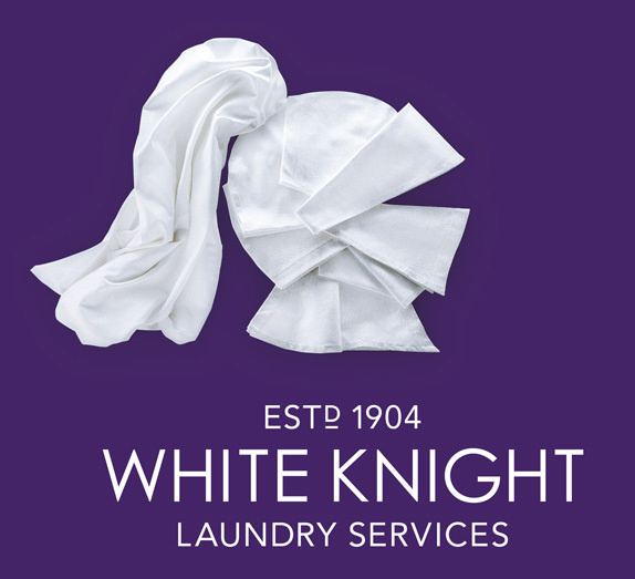 White Knight Logo #logo #fabric #photo #clean