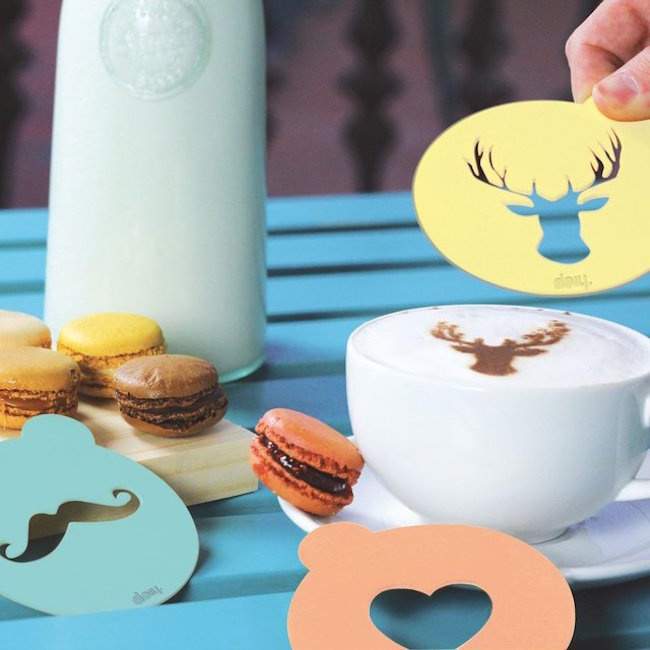 Hip Coffee Stencil Set #tech #flow #gadget #gift #ideas #cool