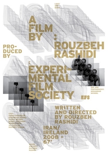 light-and-quiet.jpg (JPEG Image, 368x525 pixels) #white #experimental #black #posters #gold #type #face #typography