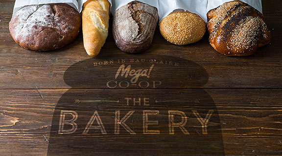 Mega Brand Bakery branding by David Brier #branding #packaging #design #food #brand #identity #logo #gourmet #typography