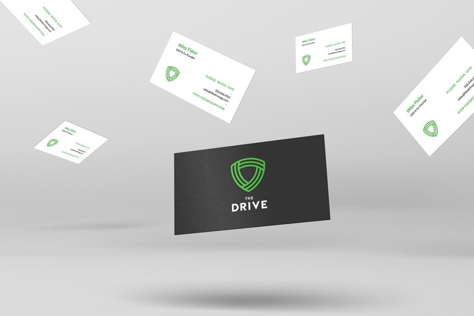 Drive App Business Card Design #businesscard #branding #design #houston