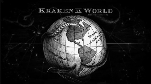 Kraken Rum Illustrated Animations... on the Behance Network #motion #world #illustration #sea #monster #graphics #rum #kraken